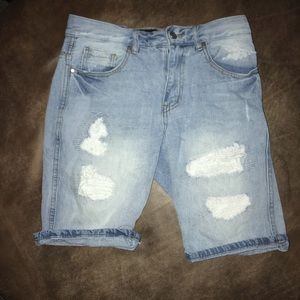 cotton on mens denim shorts